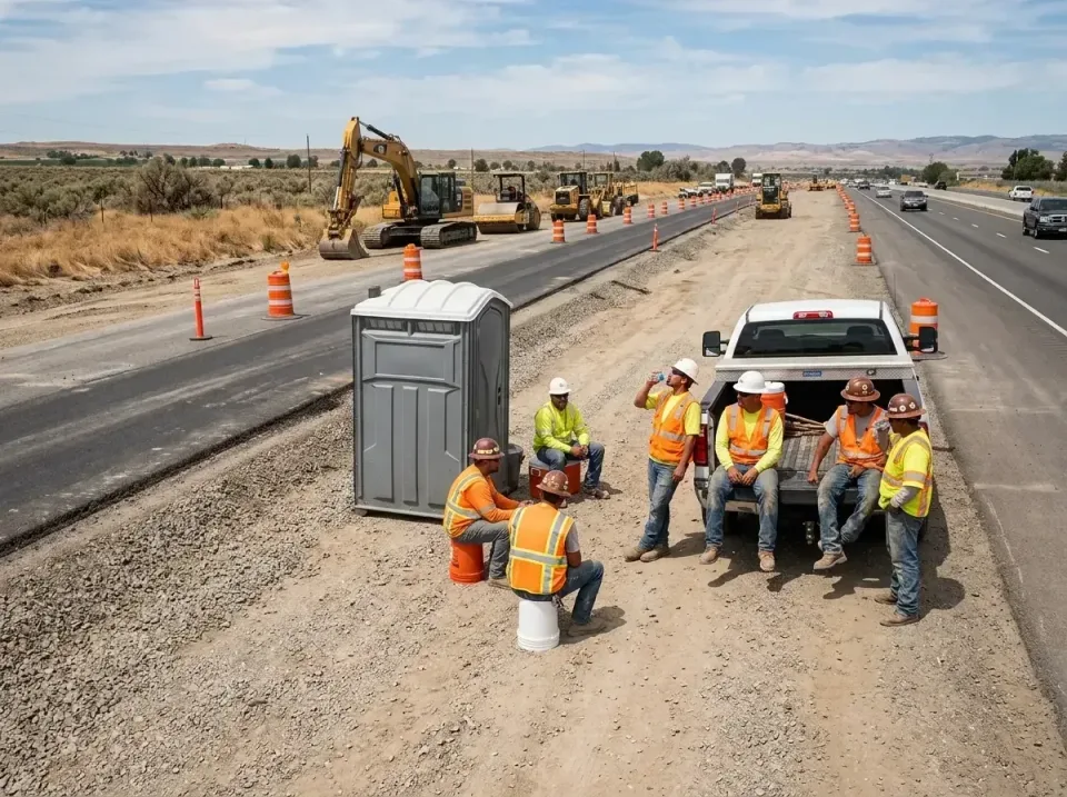 highway-road-construction-crew-007 — frequently asked questions, Porta Potty and Restroom Rentals in Covina, CA